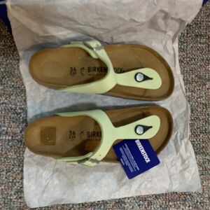 Birkenstock GIZEH BS Faded Lime size 36